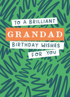 Contemporary Birthday Grandad Editable Scribbles