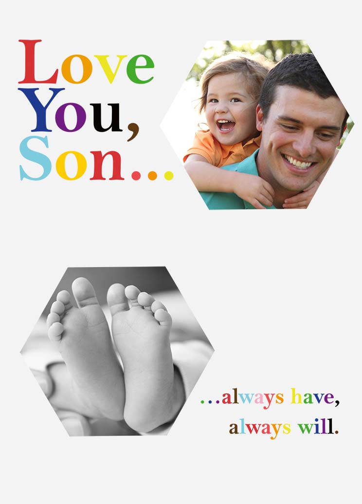 Son Love You Wording