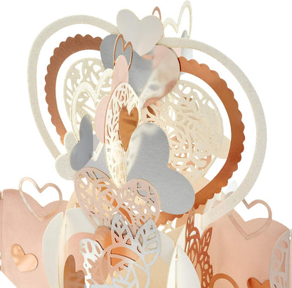 Hallmark Signature Paper Wonder Pop Up Love Card, Love You Hearts (Anniversary Card, Birthday Card, Sweetest Day Card)