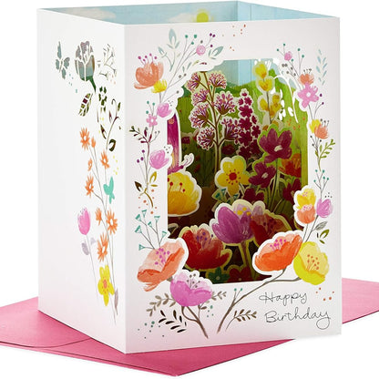 Hallmark Paper Wonder Paper Craft Birthday Card (Happy Surprises)