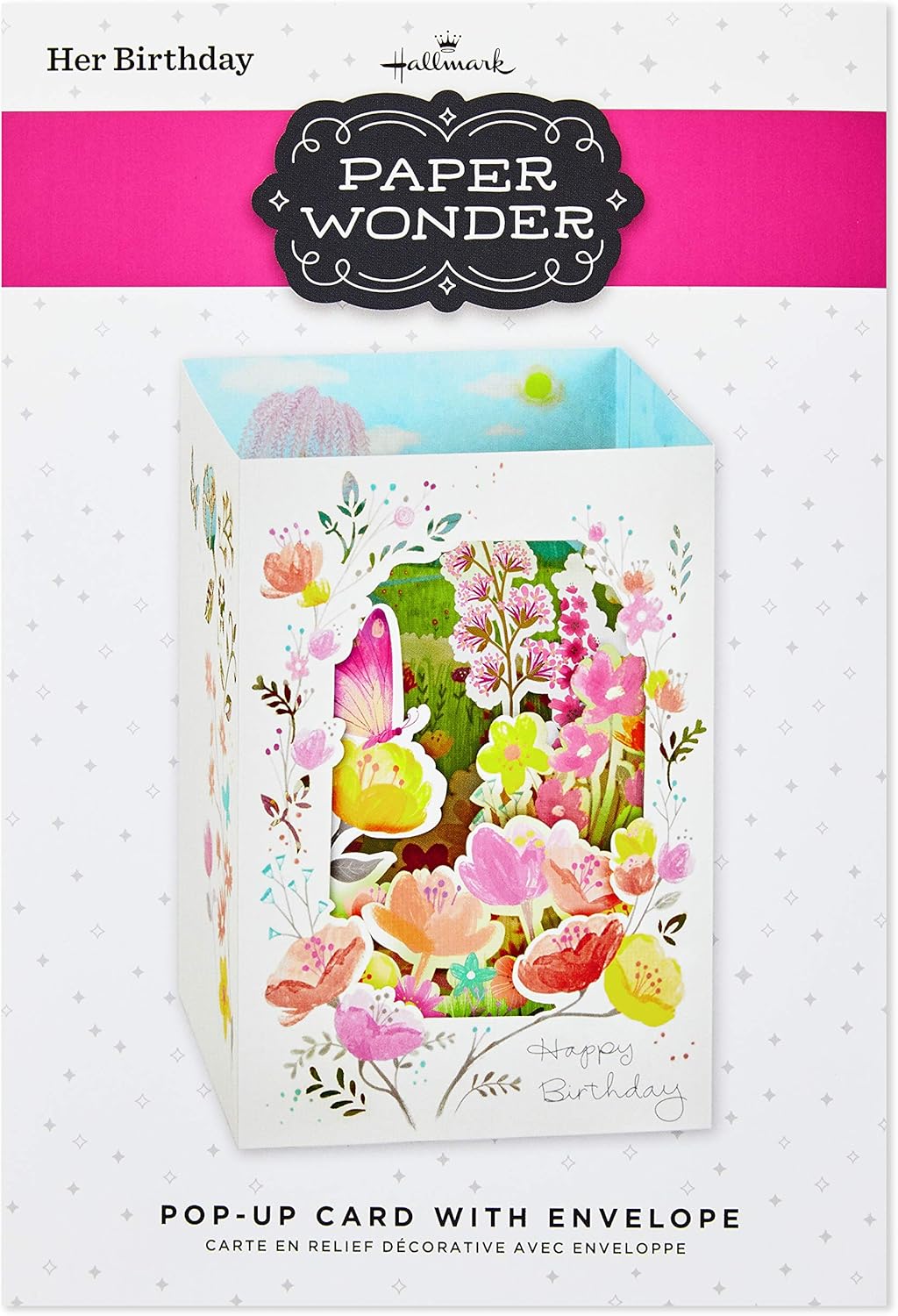 Hallmark Paper Wonder Paper Craft Birthday Card (Happy Surprises)
