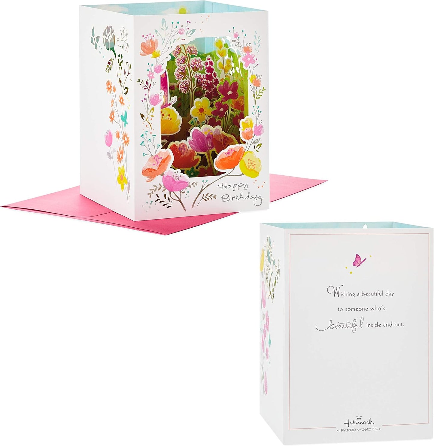 Hallmark Paper Wonder Paper Craft Birthday Card (Happy Surprises)