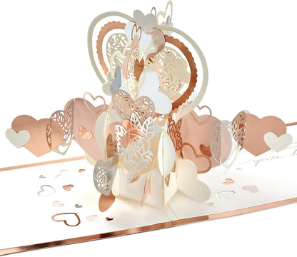 Hallmark Signature Paper Wonder Pop Up Love Card, Love You Hearts (Anniversary Card, Birthday Card, Sweetest Day Card)