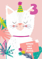 Cutest Day Ever Cat Custom 3rd Birthday