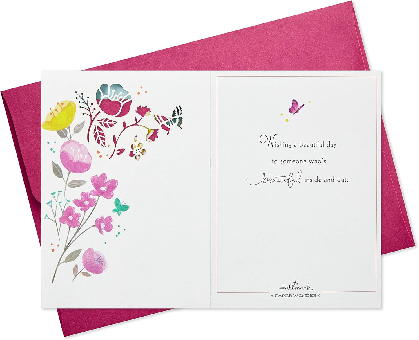 Hallmark Paper Wonder Paper Craft Birthday Card (Happy Surprises)