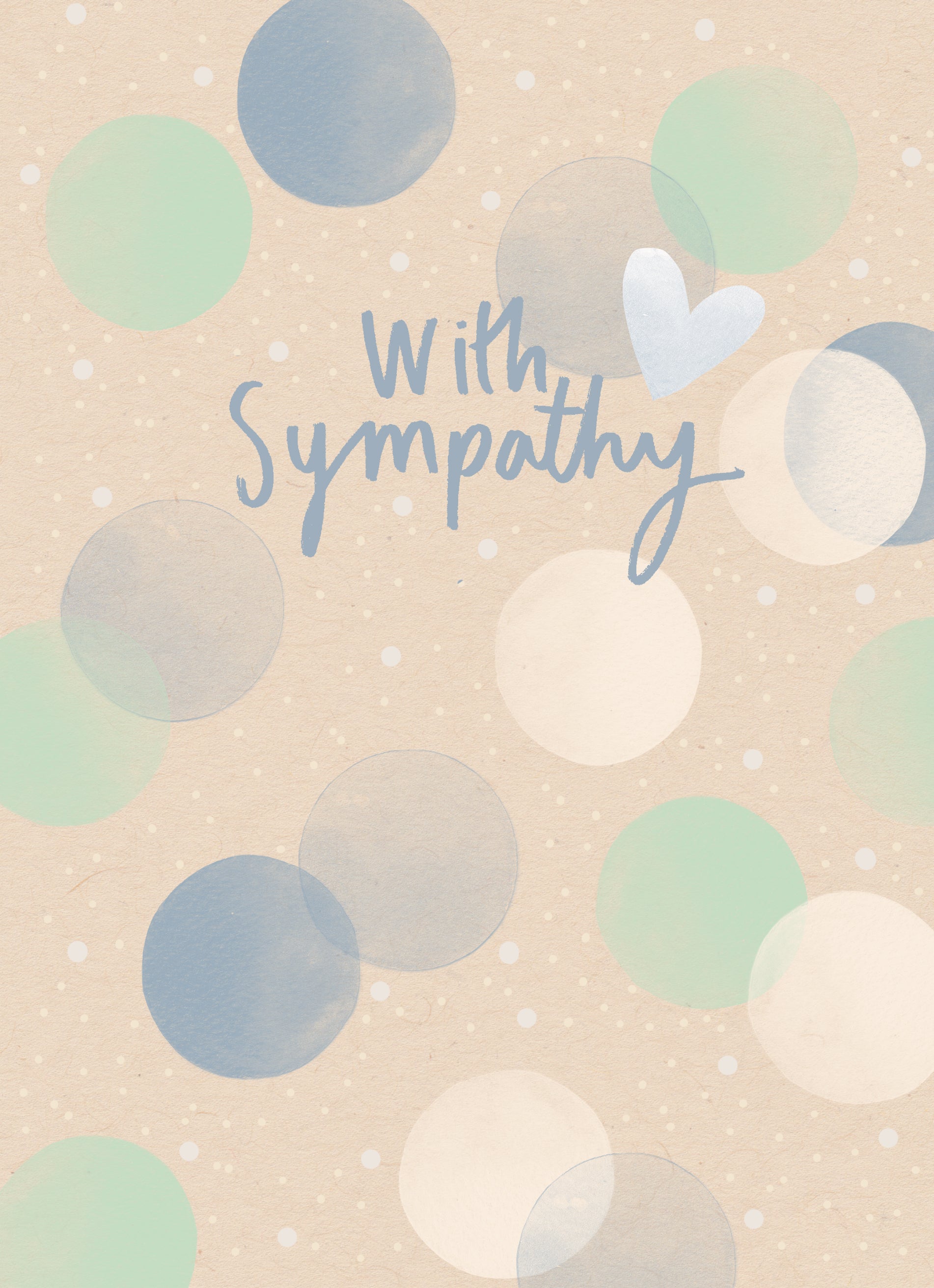 Contemporary Sympathy Hearts And Circles