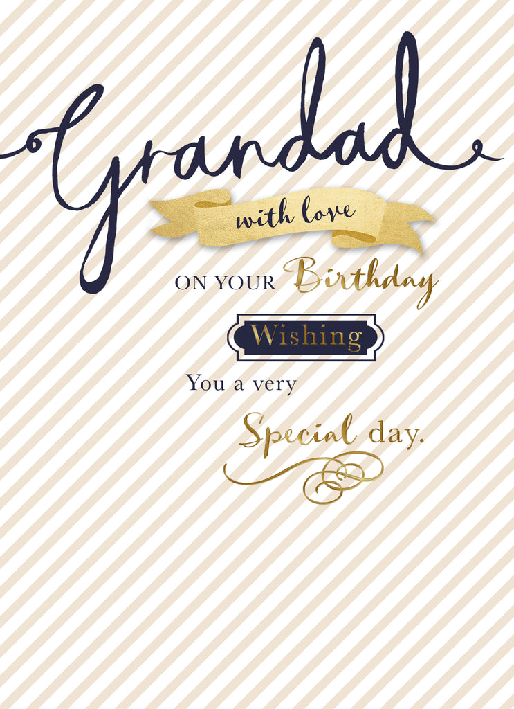Grandad With Love Birthday