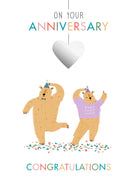 Anniversary Cute Heart Bears