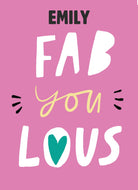 Contemporary Kids Birthday Editable Fab You Lous