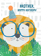 Brother Kids Happy Birthday Lion Glasses