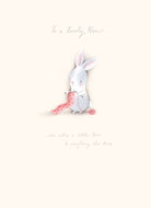 Cute Nan Birthday Bunny Rabbit Knitting