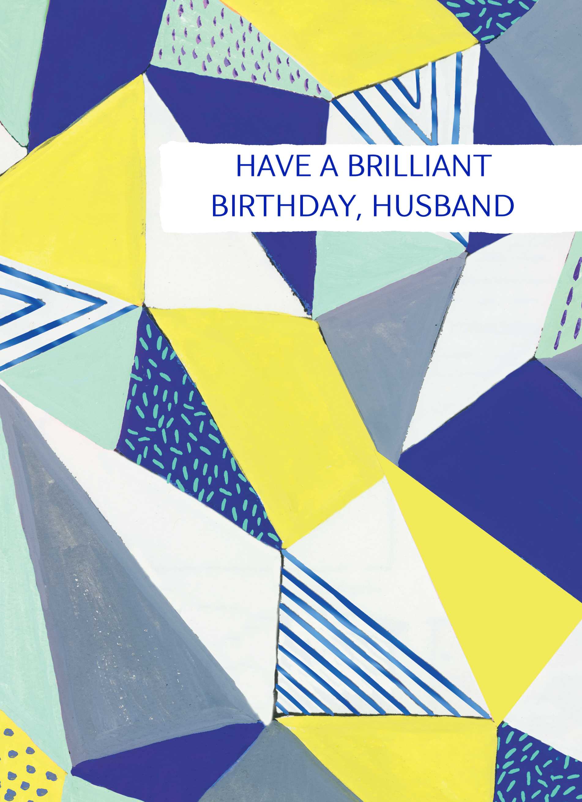 Husband Contemporary Geometric Pattern