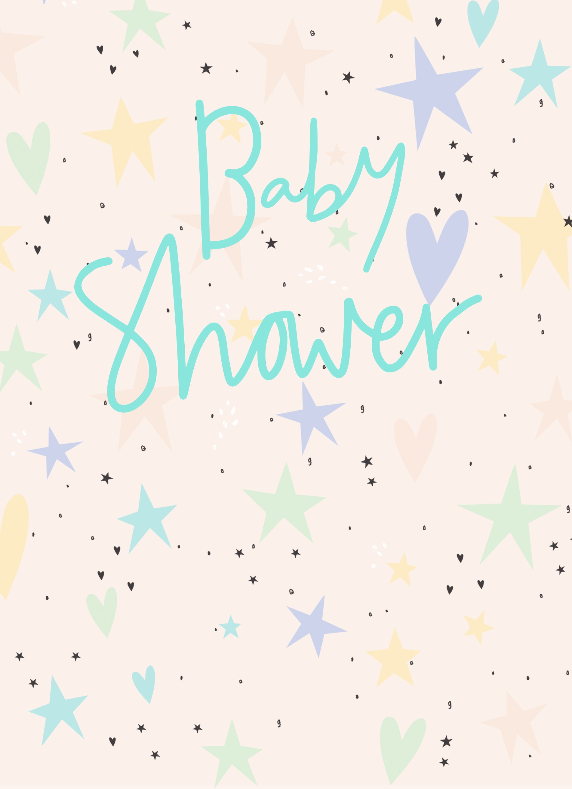 Baby Shower Celebrate Stars