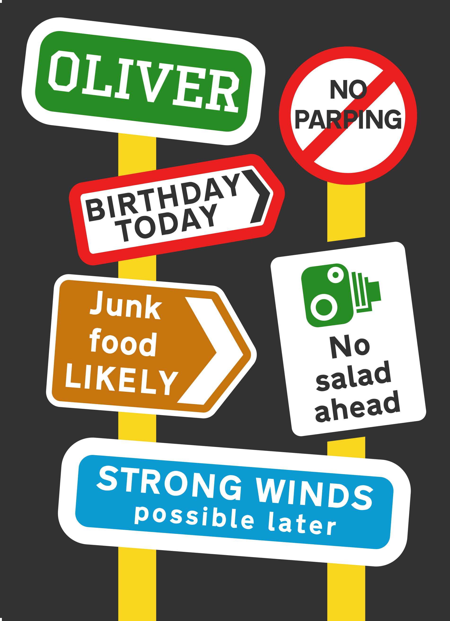 Grandson Street Signs Custom Birthday