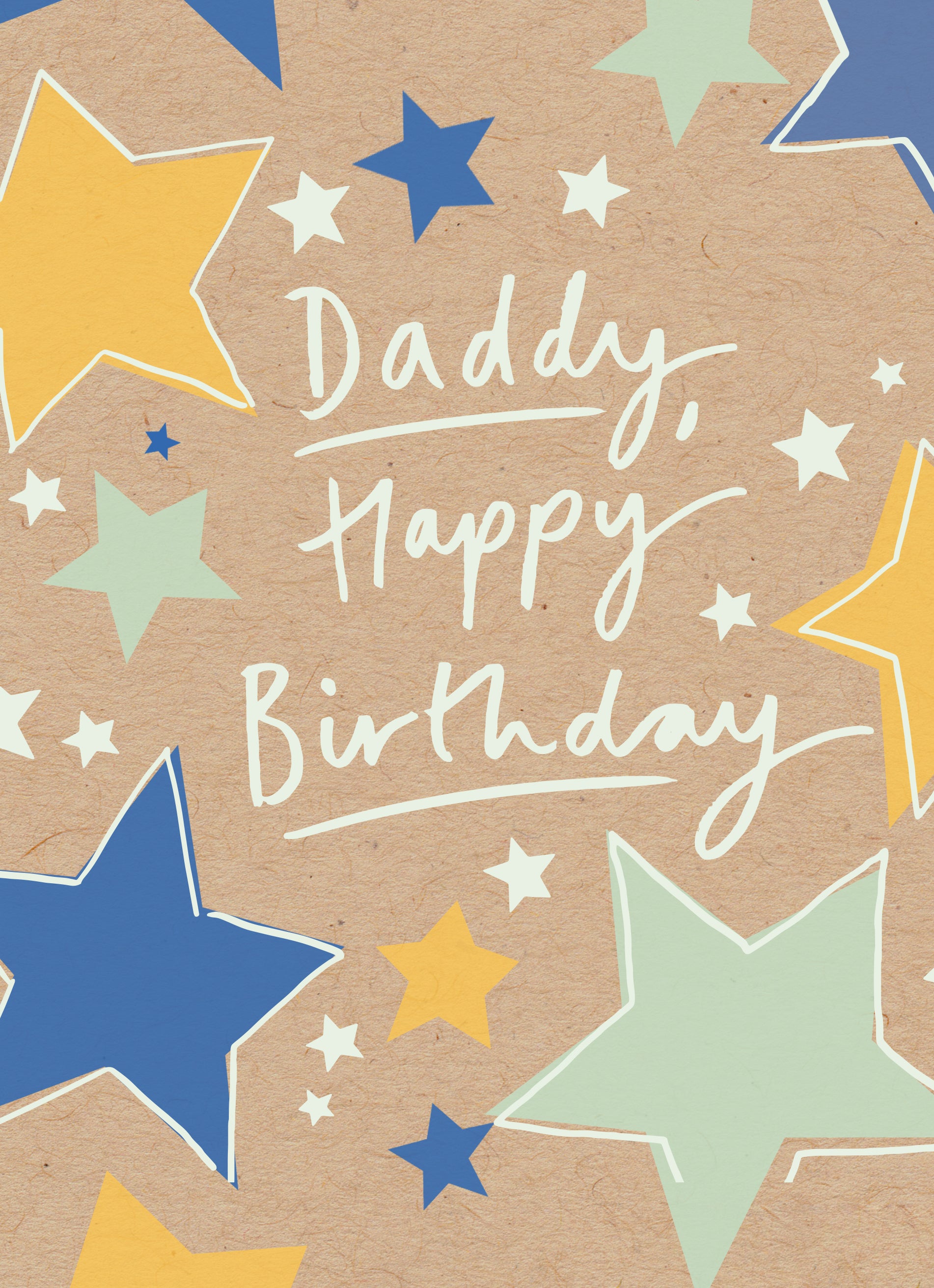 Birthday Daddy Stars