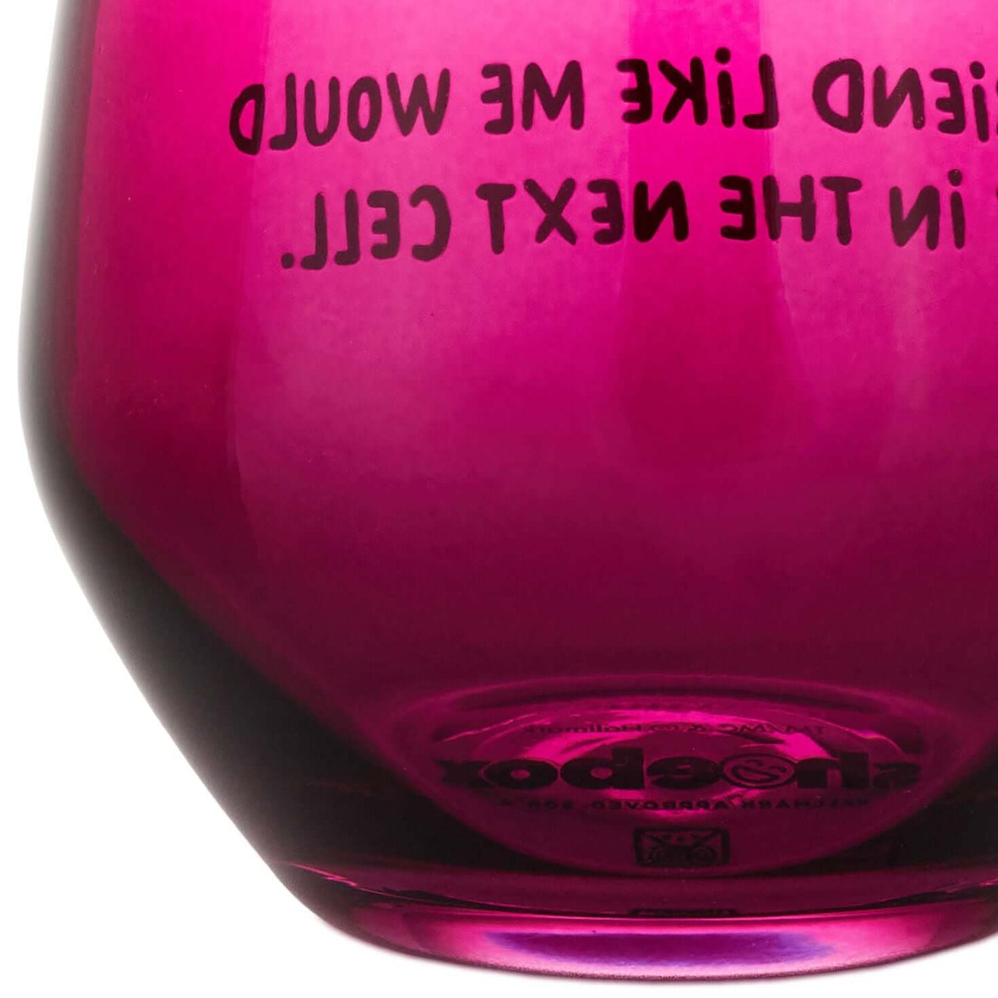 A Friend Like Me Funny Stemless Wine Glass, 15.5 oz.