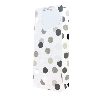 Hallmark Bottle Bag - Silver Spots
