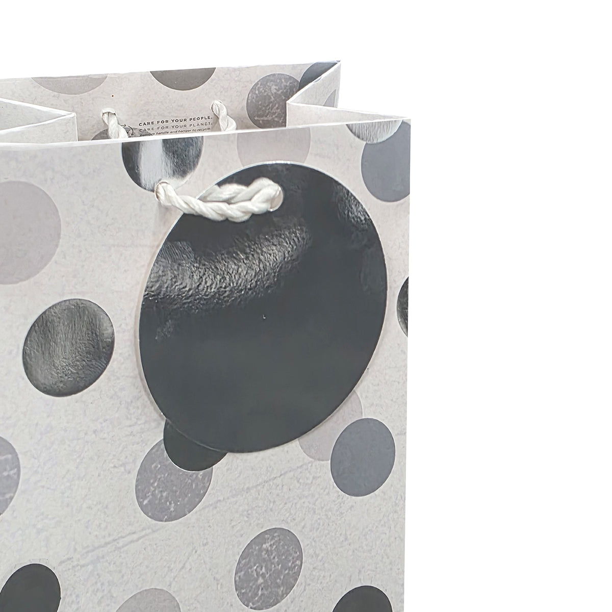 Hallmark Bottle Bag - Silver Spots