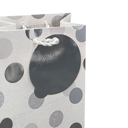 Hallmark Bottle Bag - Silver Spots