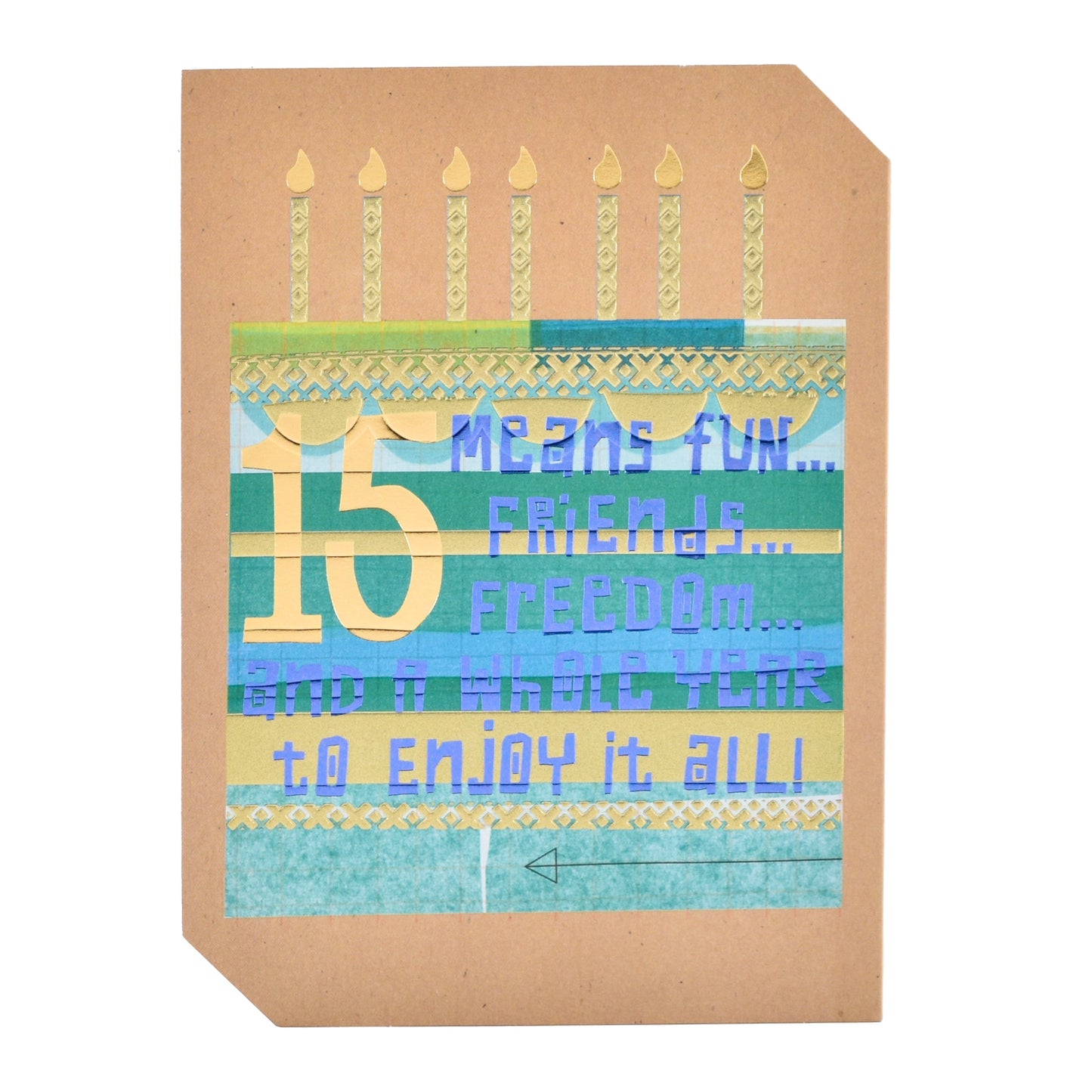 Hallmark 15th Birthday Card - 15 means fun…