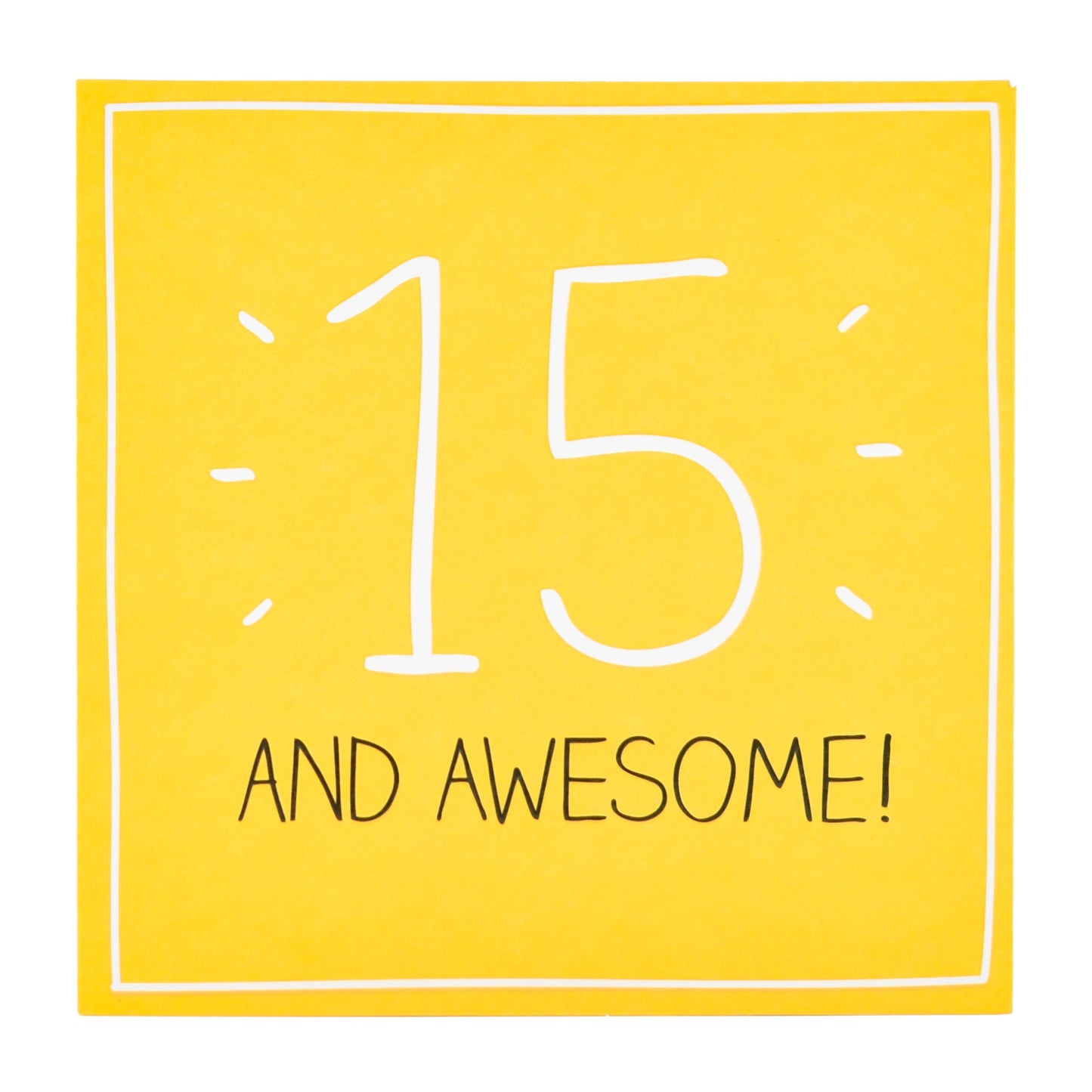 And Awesome 15th Birthday Card