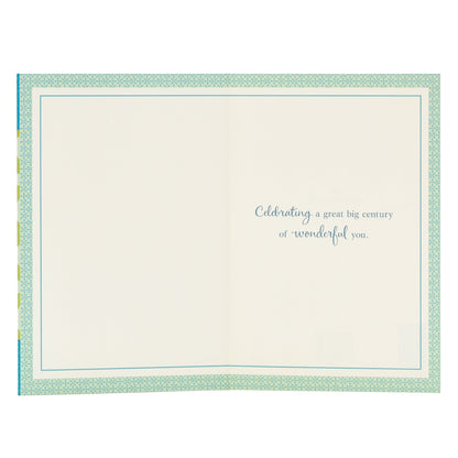 Hallmark 100th Birthday Card - 100 years