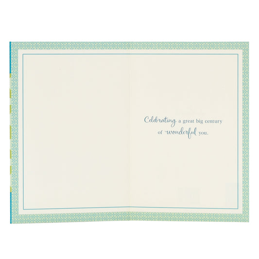 Hallmark 100th Birthday Card - 100 years