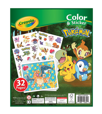 Crayola® Color & Sticker - Pokémon
