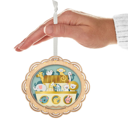 Noah's Ark Papercraft — Hallmark Keepsake Christmas Ornament