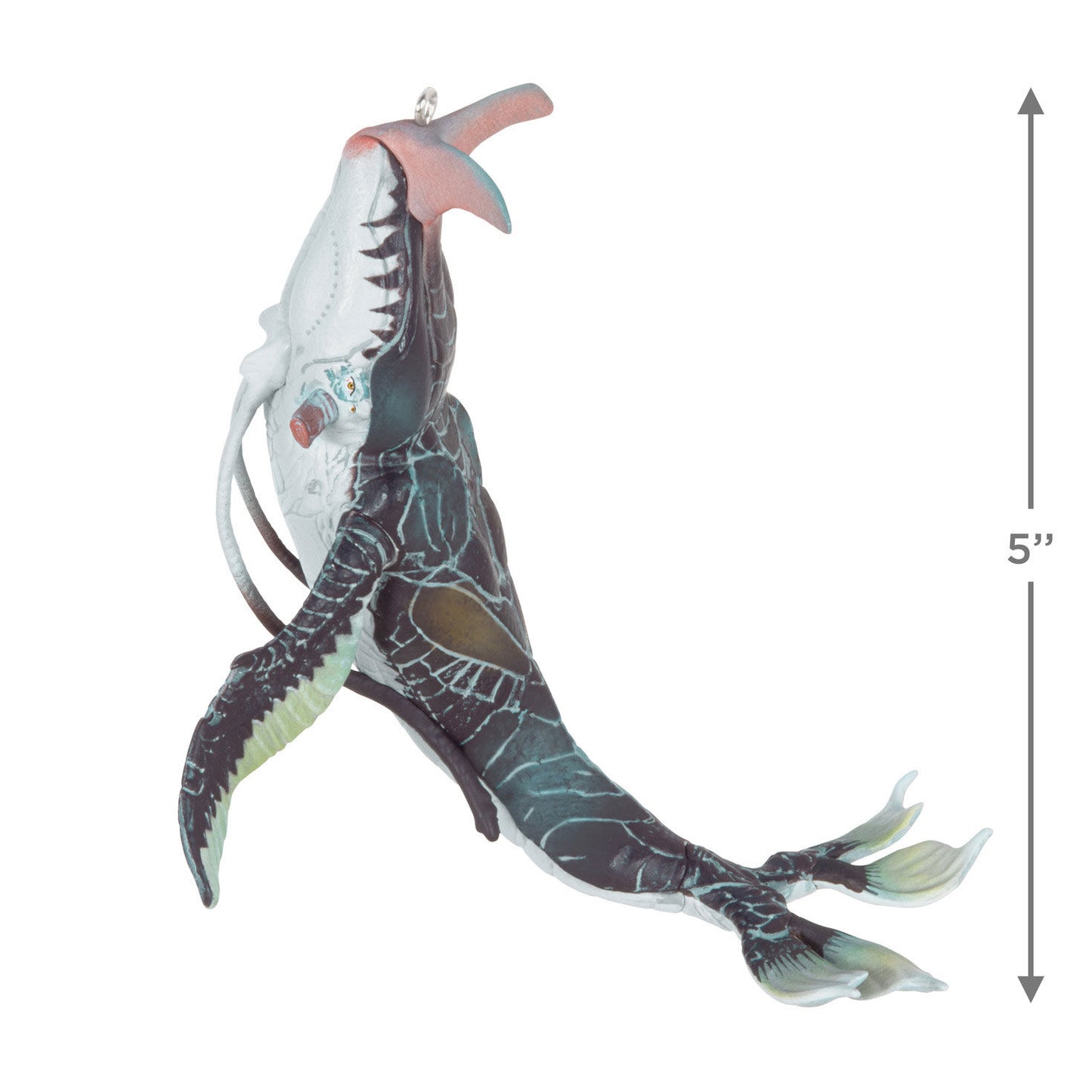Avatar: The Way of Water Payakan the Tulkun — Hallmark Keepsake Christmas Ornament, 5 inch ornament with detailed black and white design.
