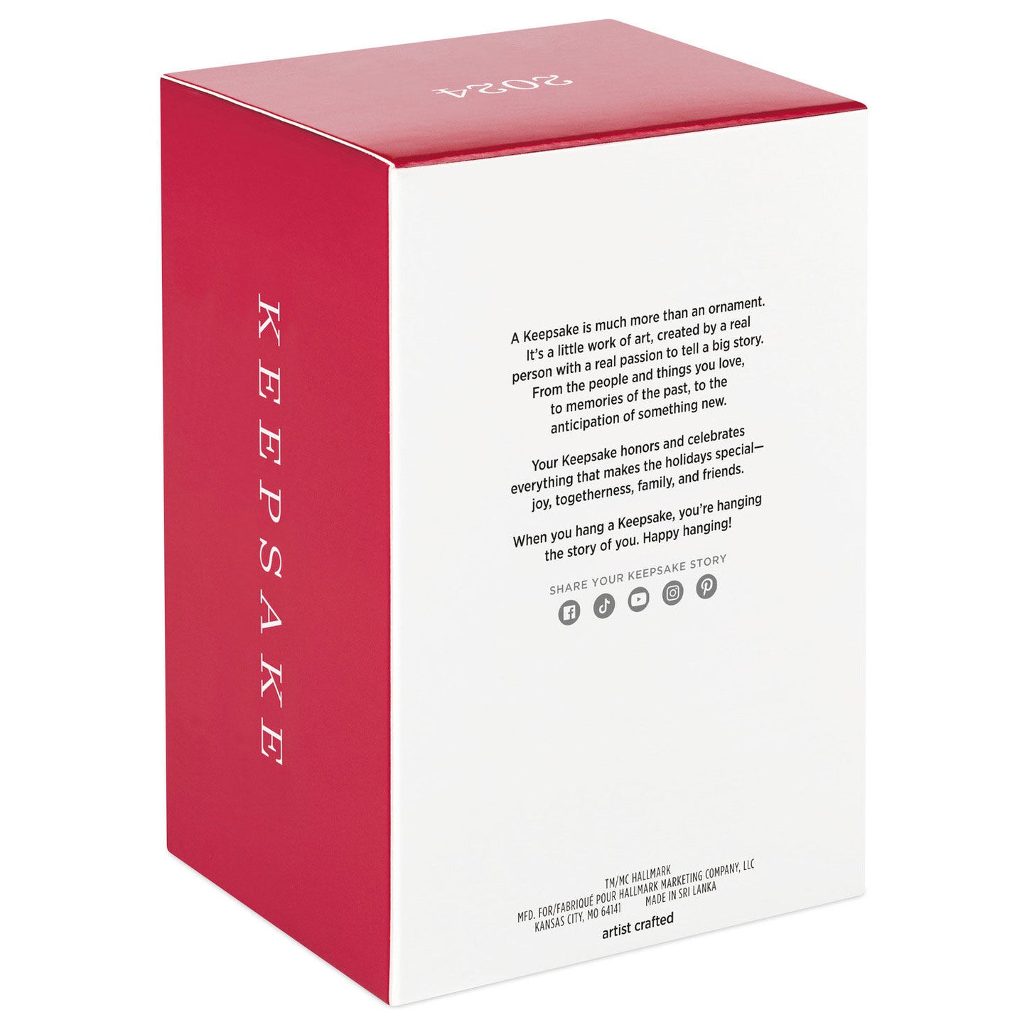 Avatar: The Way of Water Payakan the Tulkun — Hallmark Keepsake Christmas Ornament packaging, featuring festive red and white design with text.