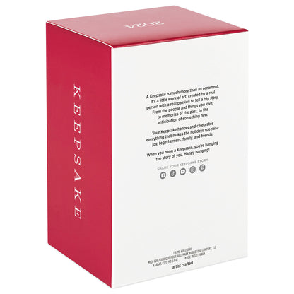 Avatar: The Way of Water Payakan the Tulkun — Hallmark Keepsake Christmas Ornament packaging, featuring festive red and white design with text.