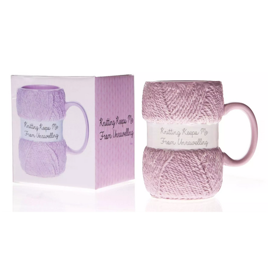 Boxer Gifts - Knitting Mug - Unravelling