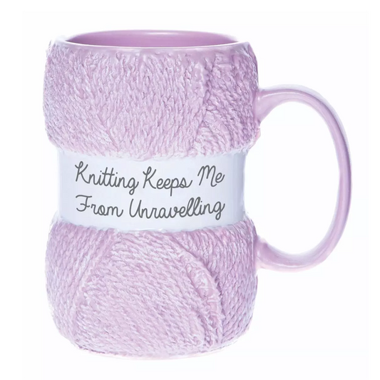 Boxer Gifts - Knitting Mug - Unravelling