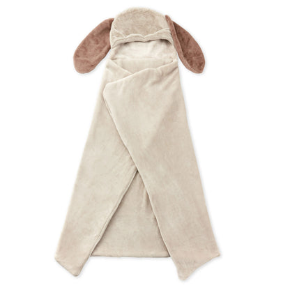 Baby Bunny Hooded Blanket With Pockets