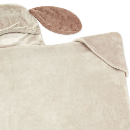 Baby Bunny Hooded Blanket With Pockets