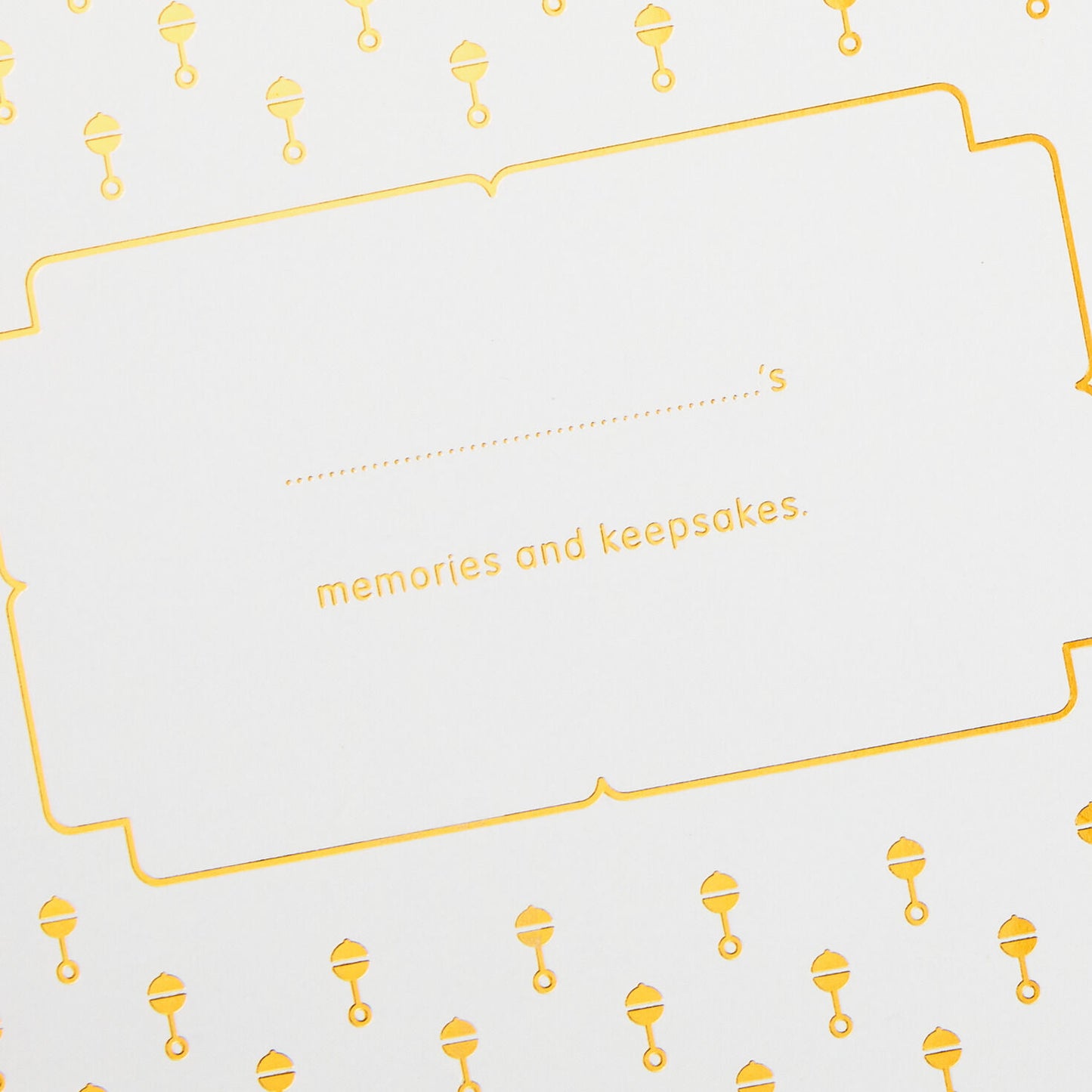 Baby's Memories Gray Memory Box