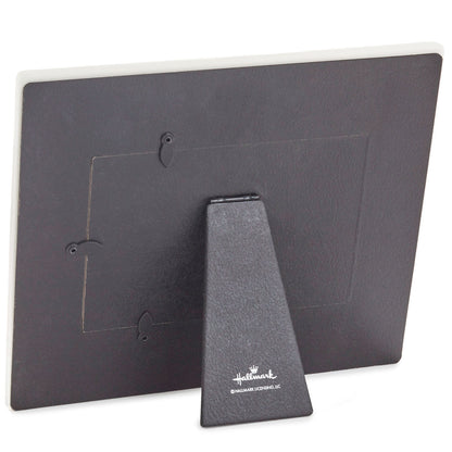 Best Grandma Ever Picture Frame, 4x6, two-tone ceramic with a black back stand and rubberised clips for stability.