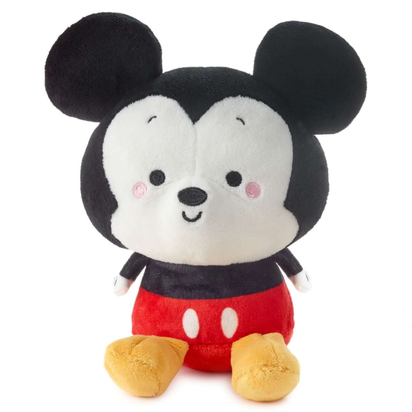 Better Together Disney Mickey and Minnie Magnetic Plush, 5" soft toy with weighted body, cute facial details, and large ears