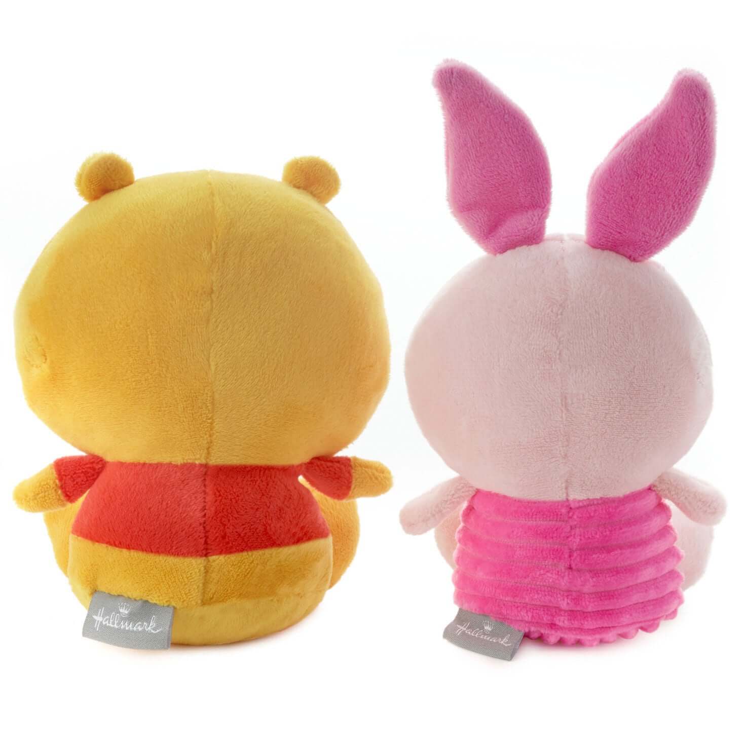 Better Together Disney Winnie the Pooh and Piglet Magnetic Plush, 5" in reverse view, showcasing soft textures and vibrant colours.