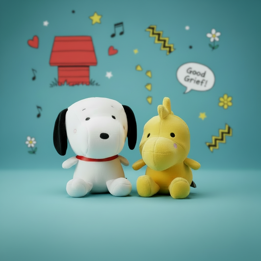 Peanuts® Better Together — Snoopy and Woodstock Magnetic Plush, 5.25"