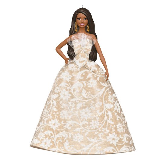 2025 Black Holiday Barbie™ Ornament, 11th in the Series — 2025 Hallmark Keepsake Christmas Ornament