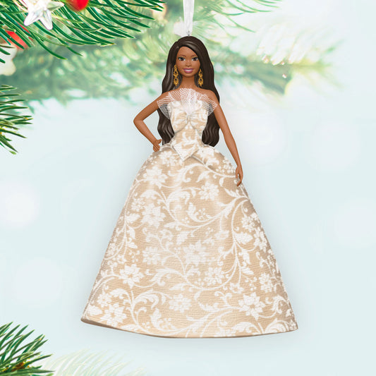 2025 Black Holiday Barbie™ Ornament, 11th in the Series — 2025 Hallmark Keepsake Christmas Ornament