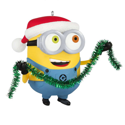 Minions, Bob Trims the Tree Ornament With Sound — 2025 Hallmark Keepsake Christmas Ornament