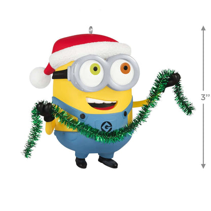 Minions, Bob Trims the Tree Ornament With Sound — 2025 Hallmark Keepsake Christmas Ornament