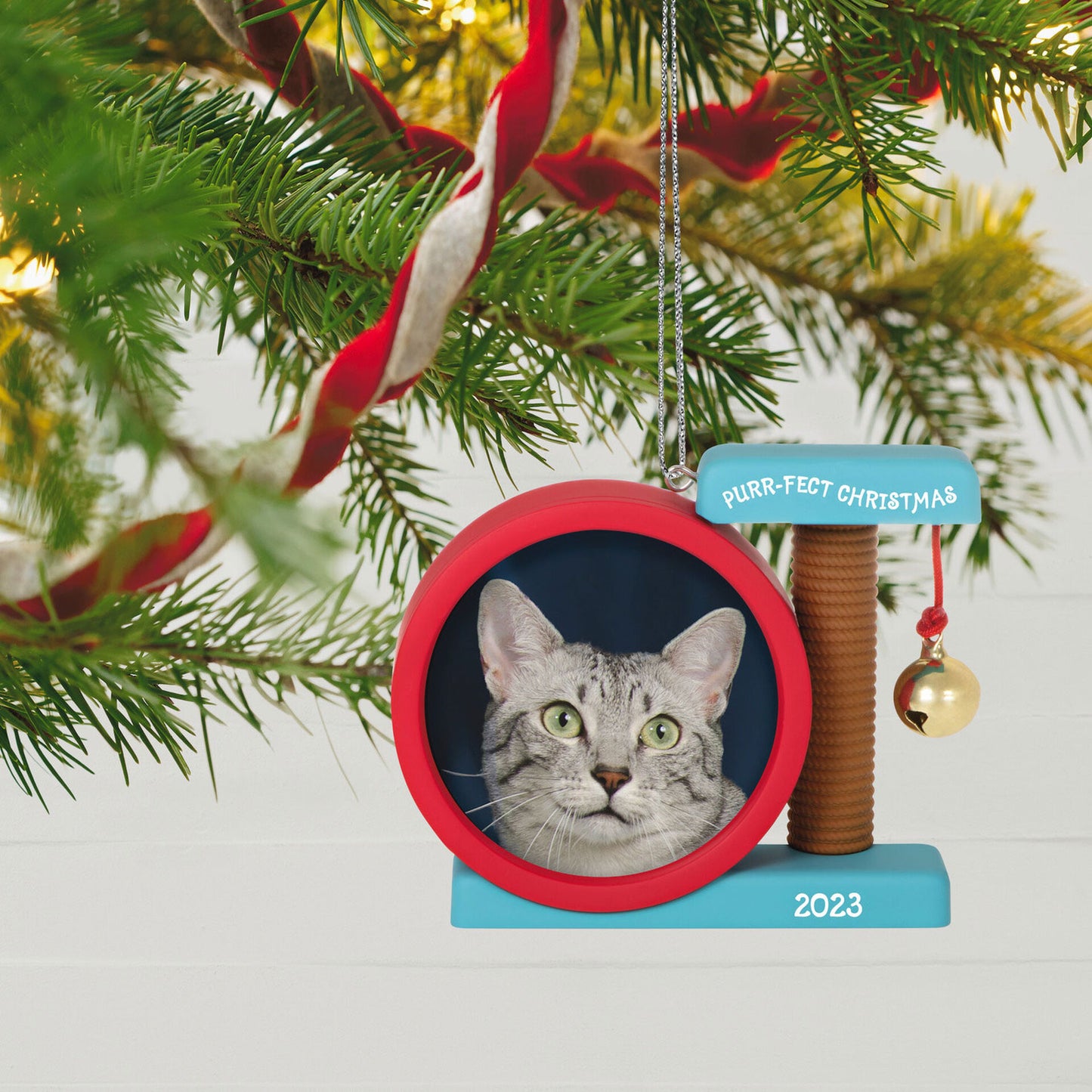 Purr—fect Christmas Photo Frame — Hallmark Keepsake Christmas Ornament