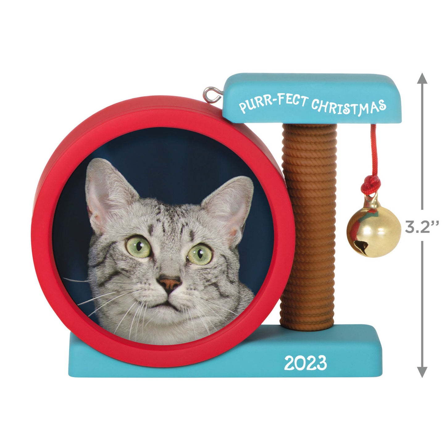 Purr—fect Christmas Photo Frame — Hallmark Keepsake Christmas Ornament