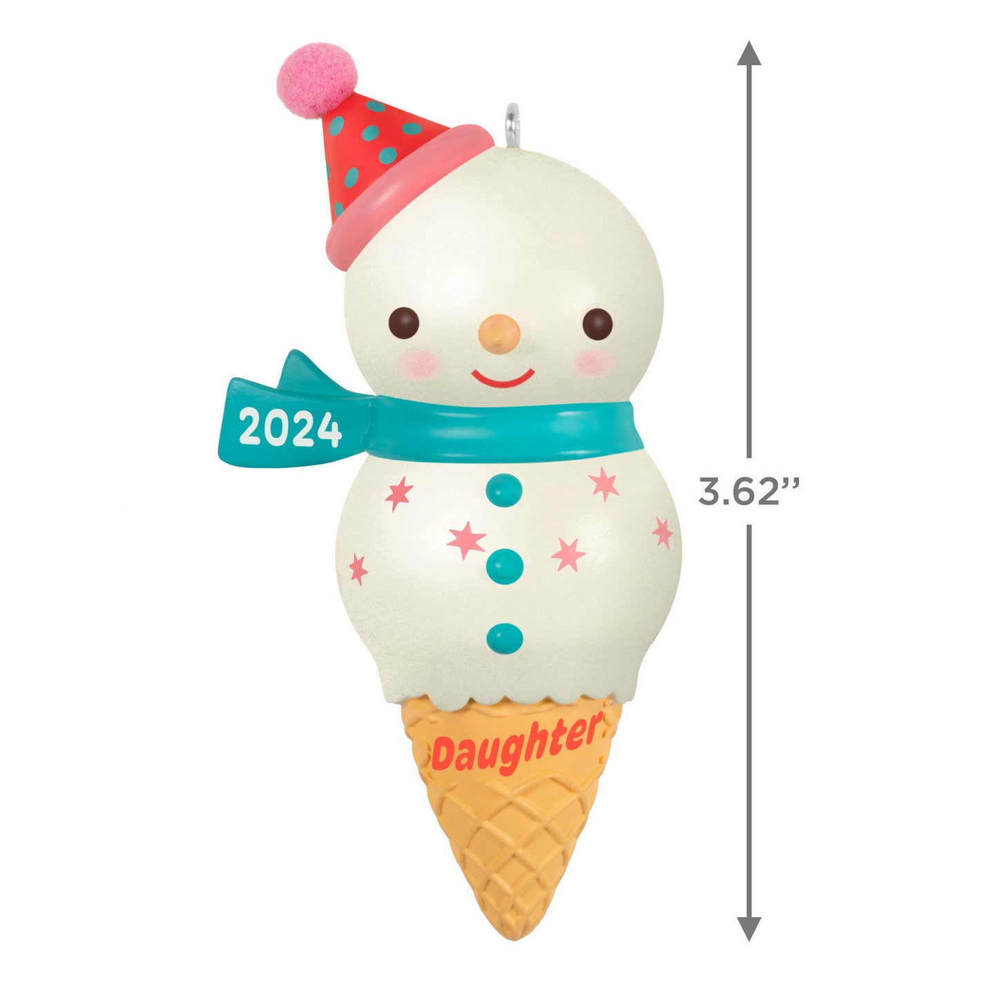 Daughter Snowman Ice Cream Cone — Hallmark Keepsake Christmas Ornament loop