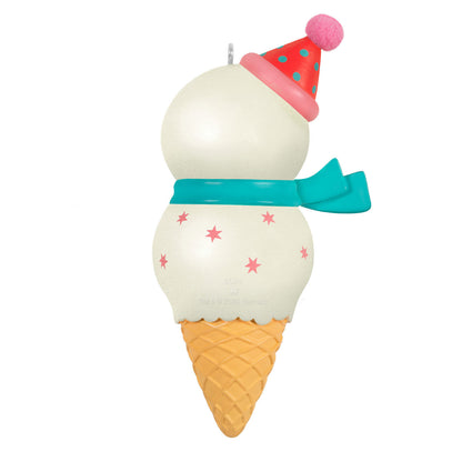 Daughter Snowman Ice Cream Cone — Hallmark Keepsake Christmas Ornament loop