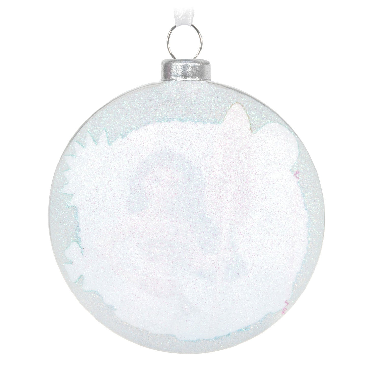 Disney Moana of Motunui (Glass) — Hallmark Keepsake Christmas Ornament, elegant glittery design, close-up view, 2024 edition.